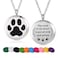 Yintunuo Stainless Steel Dog Paw Aroma Therapy Aromatherapy Essential Oil Diffuser Necklace Locket Pendant (Style 17)