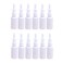 12 Pieces 15 ml Empty Plastic Nasal Spray Bottles Refillable Plastic Nasal Spray Bottles Pump Sprayer Mist Nose Spray Refillable Bottle, White
