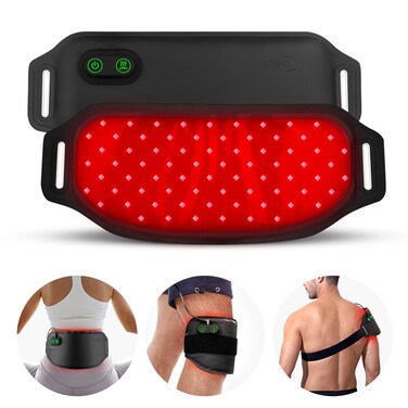 Red Light Therapy Belt, Near Infrared Red Light Therapy for Body, Pain Relief, Muscle Relaxation, Versatile Portable Red Infrared Light Therapy Pad