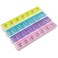 Weekly Pill Organizer - 4-Times-a-Day Pill Planner Pill Box Separates Pills &amp; Vitamins with Daily Morning, Noon, Evening &amp; Night Compartments, Travel Medication Reminder Monday to Sunday