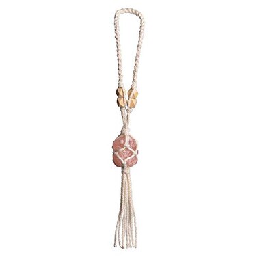 Crystal Car Hanging Ornaments Rose Quartz Healing Crystals Window Car Decorations Christmas Tree Hanging Ornaments Good Luck Home Decoration