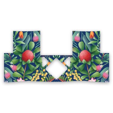 Rockadex - Decal Sticker Compatible for Medtronic Insulin Pump, Quality Vinyl Stickers, Custom Vinyl Decals for Insulin Pump. (Native Floral)