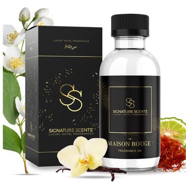 Luxury Hotel Diffuser Oil for Hotels and Homes - Aromatherapy Oils for use with an Essential Oil Diffuser at Home - Fragrance-Scent Diffuser Oil Blend (Maison Rouge) 4.05fl oz (120ml)