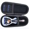 Hard EVA Razor Travel Case Compatible with Gillette Men's Razor - Mesh Pocket for 2 Razor Blades + Lightweight Carrying Handle + Durable Zipper (Only Case) (Blue)