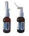Amber Glass Empty Nasal and Oral Sprayer for Colloidal Silver and Saline Applications, Empty 30ml (1oz) 2-Pack