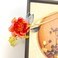 Red Camellia flower with Tassel Hanfu hairpin Chinese ancient hairpin headwear classical hair pin Han element (Red Camellia)