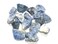 Crystal Collection: Natural Rough Sodalite Stones with Velvet Bag - Large 1" Pieces (1/2 Pound)