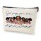 LANBAIHE God Says You are Unique Special-African American Cosmetic Makeup Bag Travel Black Girl &amp; Women Gift Inspirational Gifts,Gifts for Friends,Sisters,Mom and Aunt, Beige, 9.8*7.9*0.35inch, B-107