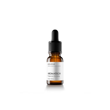 AromaTech Love Affair Aroma Essential Oil Blend: Luxury Hotel Inspired Aromatherapy with Jasmine, Saffron, Cedar &amp; Amber for Ultrasonic Diffusers &amp; Nebulizers - 0.3 fl oz, 10 mL