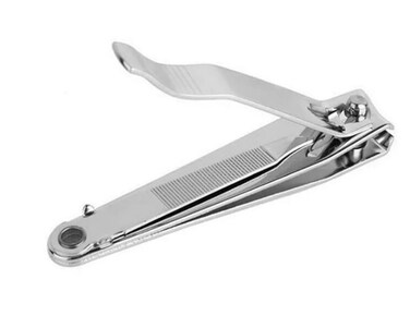 Silver Nail Clippers Set, Toenail Clippers, Fingernail Cutters Nail Clippers for Thick Toenails and Nails Toenail Clipper Beauty and Personal Care with Nail File Finger Nail Clippers (Large)