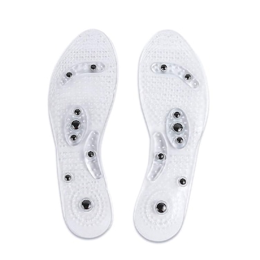 Magnetic Insoles Magnetic Massage Insoles Magnetic Pads Relax Sole Muscles Against Plantar Fasciitis Relieve Feet Pain - S