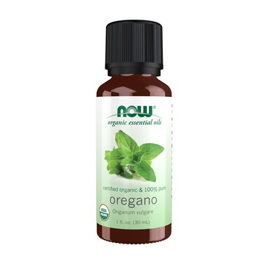 NOW Foods Essential Oils, Organic Oregano Oil, Comforting Aromatherapy Scent, Steam Distilled, 100% Pure, Vegan, Child Resistant Cap, 1-Ounce