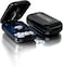 CFMOUR Small Pill Cutters - Pill Cutter Splitter for Small and Tiny Pills, Portable Pill Crusher for Large Pills Professional with Sharp Safe Blade, Cuts Vitamins Tablets (Black)