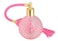 100ML Vintage Crystal Glass Perfume Bottle Spray Atomizer Refillable Purple Pineapple Pattern Design Sprayer. (Pink)