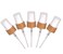 5 Pcs Essential Oil Fine Mist Atomizer Tops For 5/10/15/20/30/50/100ml Bottles,Replacement Spray Tops with Natural Bamboo Head