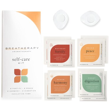 Self-Care Kit   Pure Essential Oil Aromatherapy Inhalation Tabs   Digestion, Peace, Fortify and Harmony Patches   8-Pack