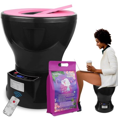 Yoni Steam Pot, Yoni Steam Kit, V Steam at Home Kit with 20 Bags Yoni Herbs, Yoni Seat for Women V Cleaning and Tightening, Ph Balance, Postpartum Care and more