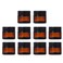 10Packs 0.36Oz Small Makeup Sample Jars Containers with Black Lids Brown Amber Glass Cosmetic Jars Leak Proof Container with Wide Mouth Round Jar for Storage Cream, Ointments, Sample Powder Lotion