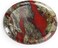 2inch Dragon Blood Jasper Worry Stone Thumb Stones Hand Carved Pocket Palm Gemstone Chakra Crystal Energy Reiki Gifts for Anxiety Stress Relief (1pc Round, Dragon Blood Jasper)