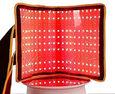 635/850nm Red Light Therapy Belt Lipo Laser Wrap Mat Body Slim Belly Pad,Large Size, 210 Light Beads, Especially Suitable for Removing Abdominal and Thigh Fat