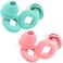 Ear Plugs for Sleeping, 2 Pair Ear Plugs for Sleeping Noise Cancelling Concert Ear Plugs Silicone Ear Plugs Noise Reduction Earplugs for Sleeping Concert Swimming &amp; 35dB