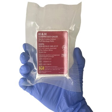 H&amp;H Primed Gauze (1 Pack)