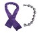 Nano-Ice Cooling Necklace + Scarf - Purple   Beat The Heat in Style!   Take Out of Freezer for Hours of Cooling Relief!