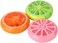 Portable Mini 7 Day Weekly Circular Shape Rotary Cute Fruit Style 3-Compartment Pill Organizer Box (Mixed Color)