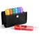 Weekly Pill Organizer Box Case Travel Medication Reminder Daily AM PM, Day Night 7 Compartments in Leather Carrying Case
