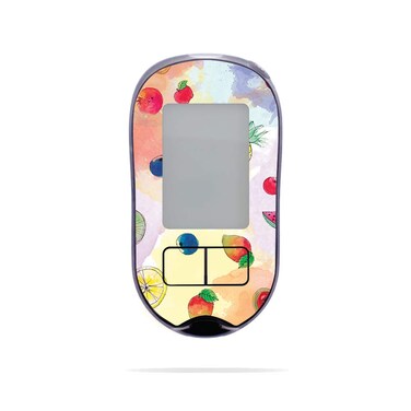 MightySkins Skin Compatible with Accu-Chek Aviva Plus - Fruit Water   Protective, Durable, and Unique Vinyl Decal wrap Cover   Easy to Apply, Remove, and Change Styles   Made in The USA