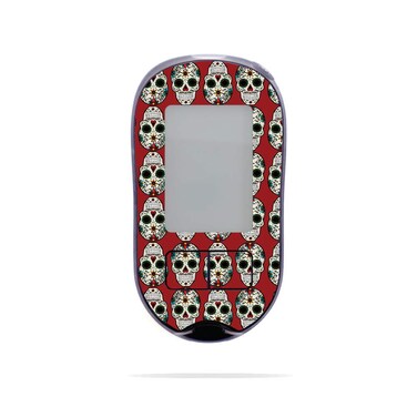 MightySkins Skin Compatible with Accu-Chek Aviva Plus - Sugar Skull   Protective, Durable, and Unique Vinyl Decal wrap Cover   Easy to Apply, Remove, and Change Styles   Made in The USA