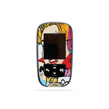 MightySkins Skin Compatible with Accu-Chek Guide - Cartoon Mania   Protective, Durable, and Unique Vinyl Decal wrap Cover   Easy to Apply, Remove, and Change Styles   Made in The USA