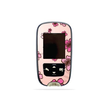 MightySkins Skin Compatible with Accu-Chek Guide - Cherry Blossom   Protective, Durable, and Unique Vinyl Decal wrap Cover   Easy to Apply, Remove, and Change Styles   Made in The USA