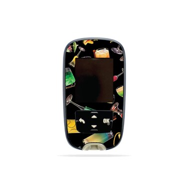 MightySkins Skin Compatible with Accu-Chek Guide - Cocktail Therapy   Protective, Durable, and Unique Vinyl Decal wrap Cover   Easy to Apply, Remove, and Change Styles   Made in The USA