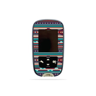 MightySkins Skin Compatible with Accu-Chek Guide - Southwest Stripes   Protective, Durable, and Unique Vinyl Decal wrap Cover   Easy to Apply, Remove, and Change Styles   Made in The USA