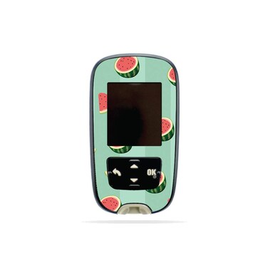 MightySkins Skin Compatible with Accu-Chek Guide - Watermelon Patch   Protective, Durable, and Unique Vinyl Decal wrap Cover   Easy to Apply, Remove, and Change Styles   Made in The USA
