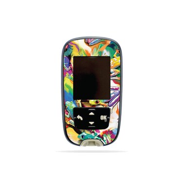 MightySkins Skin Compatible with Accu-Chek Guide - Wet Paint   Protective, Durable, and Unique Vinyl Decal wrap Cover   Easy to Apply, Remove, and Change Styles   Made in The USA