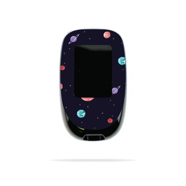 MightySkins Skin Compatible with Accu-Chek Nano - Bright Night Sky   Protective, Durable, and Unique Vinyl Decal wrap Cover   Easy to Apply, Remove, and Change Styles   Made in The USA