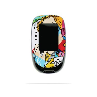 MightySkins Skin Compatible with Accu-Chek Nano - Cartoon Mania   Protective, Durable, and Unique Vinyl Decal wrap Cover   Easy to Apply, Remove, and Change Styles   Made in The USA