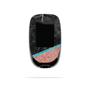 MightySkins Skin Compatible with Accu-Chek Nano - Cut Marble   Protective, Durable, and Unique Vinyl Decal wrap Cover   Easy to Apply, Remove, and Change Styles   Made in The USA