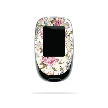 MightySkins Skin Compatible with Accu-Chek Nano - Floral Design   Protective, Durable, and Unique Vinyl Decal wrap Cover   Easy to Apply, Remove, and Change Styles   Made in The USA