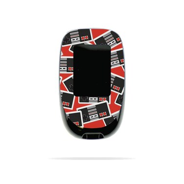 MightySkins Skin Compatible with Accu-Chek Nano - Retro Controllers 3   Protective, Durable, and Unique Vinyl Decal wrap Cover   Easy to Apply, Remove, and Change Styles   Made in The USA