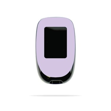 MightySkins Skin Compatible with Accu-Chek Nano - Solid Lilac   Protective, Durable, and Unique Vinyl Decal wrap Cover   Easy to Apply, Remove, and Change Styles   Made in The USA