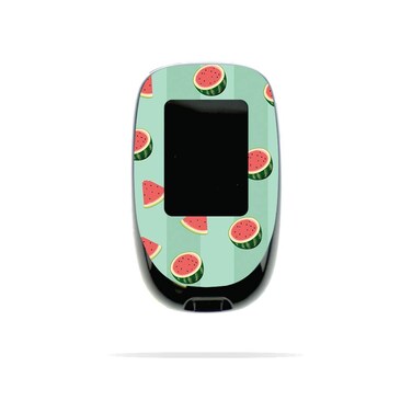 MightySkins Skin Compatible with Accu-Chek Nano - Watermelon Patch   Protective, Durable, and Unique Vinyl Decal wrap Cover   Easy to Apply, Remove, and Change Styles   Made in The USA