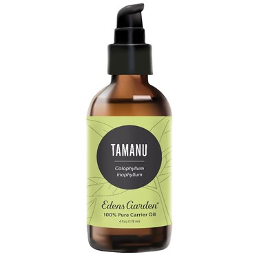 Edens Garden Tamanu Carrier Oil- 100% Pure Premium Cold Pressed &amp; Hexane Free, Natural Moisturizer For Face, Skin, Hair &amp; Nails, Scars &amp; Wrinkles, Men &amp; Women, Diluting Essential Oils 118 ml (4 fl oz)