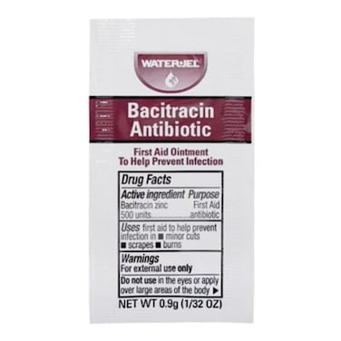 Waterjel Bacitracin Antibiotic Ointment Box of 25