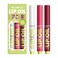 3 Colors Fat Lip Oil Click Slick,Press Lipstick Set,Moisturizing Lip Balm,High Pigment Glow Lip Oil,Long-lasting,Pigmented Vegan,Lightweight and Glossy Lip Plumper with Coconut Oil-Set A