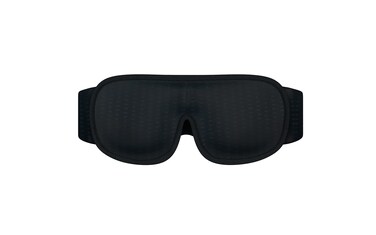 DefenderShield EMF Radiation Protection Sleep Eye Mask - Blackout Molded Design Blocks Out Light &amp; EMF Emissions - Sleep Yoga Travel