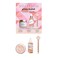Volition Beauty Pretty in Pink Kit with Yaupon Tea Glow-Awakening Moisturizer, Strawberry-C Serum, The Pink Quartz De-Puffer   Brightens, De-Puffs, Soothes