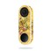 MightySkins Skin Compatible with Nest Hello Video Doorbell - Yellow Marble End   Protective, Durable, and Unique Vinyl Decal wrap Cover   Easy to Apply, Remove, and Change Styles   Made in The USA